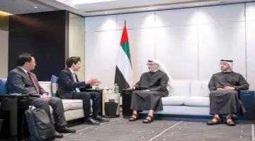 الرئيس الصيني وولي عهد أبوظبي يناقشان تعزيز الشراكة الاستراتيجية الشاملة بين البلدين